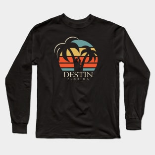 Destin Florida Sunset Long Sleeve T-Shirt